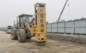 高速公路改擴建加寬，高速液壓夯實機施工案例